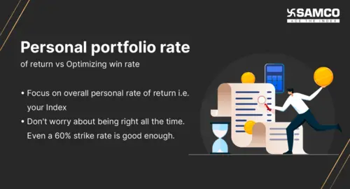 Personal portfolio rate of return vs Optimizing win rate