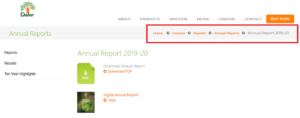 Dabur Annual Report 2019-20
